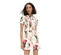 Desigual White Viscosa Women Dress - M