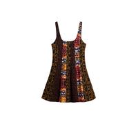 Desigual Abito navy / marrone / zafferano / rosso scuro Donna Desigual 38