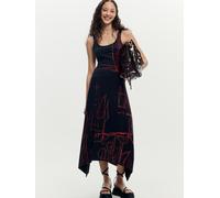 Desigual Abito rosso ciliegia / nero Donna Desigual 38