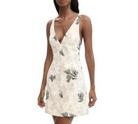 Desigual Abito Senza Maniche della Collezione Donna, Bianco Rotto, XL