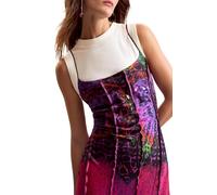 Desigual Abito Senza Maniche della Collezione Donna, Rosa Scuro, M