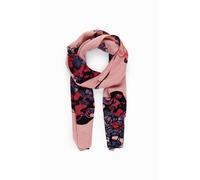 Desigual Accessori Fabric Long Scarf Boa, Rosso, Taglia Unica Donna