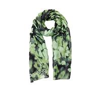 Desigual Accessories Fabric Rectangle Foulard Fou_Flower Camo, Verde, Taglia Unica Donna