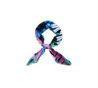 Desigual Accessories Fabric Squared Foulard Fou_BEACHTIME 5000 Navy, Blu, Taglia Unica Donna