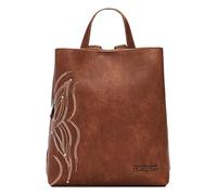 Desigual, ACCESSORIES PU Backpack Mini Donna, marrone, Einheitsgröße
