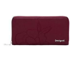 Desigual Accessories Pu Long Wallet, Portafoglio Bi-Fold da Donna, Rosso, 24.5