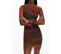 Desigual Arancione Polyester Women Dress - L