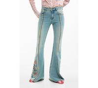 Desigual Azzurro Cotton Women Jeans - 38