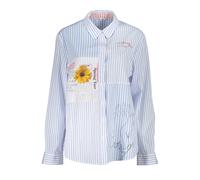 Desigual Azzurro Viscosa Woman Shirt - XXL