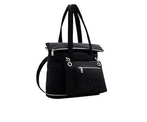 Desigual, Back_BASIC MODULAR VOYAG Donna, Nero, taglia unica