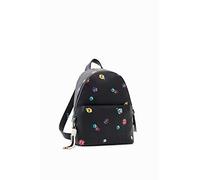 Desigual, BACK_FRESIA_MOMBASA MINI 2000 BLACK Donna, Nero, taglia unica