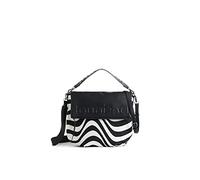 Desigual Bag, Borsa CANALIS_BRETÚN 2000 Black Donna, Nero, Taglia Unica