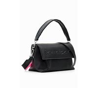 Desigual, Bag_Half Logo 23 Venecia 2000 Black Donna, Nero, taglia unica