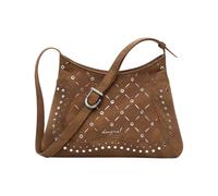 Desigual, ,Bags ,Donna ,Marrone ,ONE SIZE Borsa a Tracolla in Polietilene Marrone per Donna