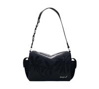 Desigual, ,Bags ,Donna ,Nero ,ONE SIZE Borsa a mano con motivo floreale, tracolla e tasche multiple