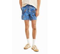 Desigual Bañador_Alex 5005 Denim Raw Pantaloncini Uomo in TESSU, Blu, M