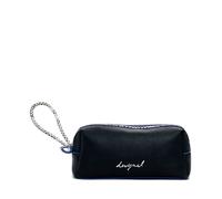 DESIGUAL Beauty case medio effetto pelle a contrasto