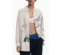 Desigual Bianco Cotton Women Shirt - M