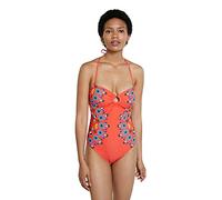 Desigual Biki_Waikiki Tuta da Nuoto One Piece, Colore: Rosso, S Donna