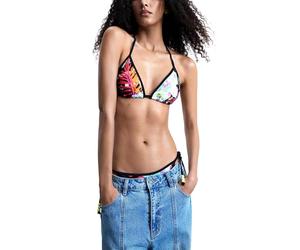 Desigual Bikini Parte Superiore della Collezione Donna, Nero, S