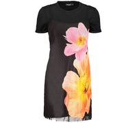Desigual Black Cotton Women Dress - S