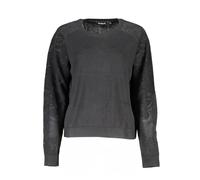 Desigual Black Cotton Women Sweater - XS