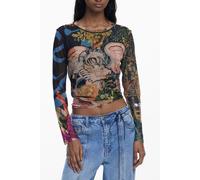 Desigual Black Polyester Women T-Shirt - L