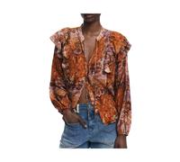 Desigual, ,Blouses & Shirts ,Donna ,Multicolore ,L Viscose Shirt