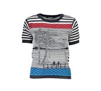 Desigual Blue Cotton Women Sweater - L