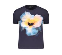 Desigual Blue Cotton Women T-Shirt - L