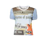 Desigual Blue Cotton Women T-Shirt - M