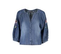Desigual Blue Lyocell Women's Shirt - M