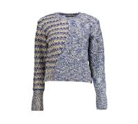 Desigual - Blue Polyester Sweater - - Knitwear - Donna - Multicolore - L