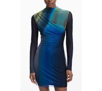 Desigual Blue Polyester Women Dress - XS