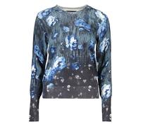 Desigual Blue Viscosa Women Sweater - XS