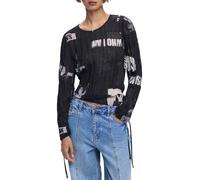 Desigual BLUS_Breaking News, 2000 Black, XS