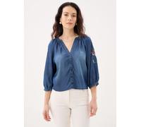Desigual - Blus Chambre Blu - Abbigliamento L Blu