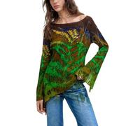 DESIGUAL MAGLIA DONNA MARRONE