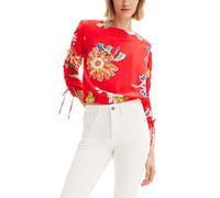 Desigual Camicia da donna 'Landi' blu / curry / rosso / offwhite, Taglia S