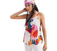 Desigual BLUS_RODAS, Camicetta da Donna, White, S