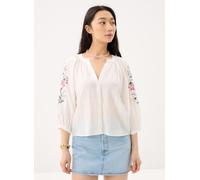 Desigual - Blus Roman Bianco - Abbigliamento XS Bianco