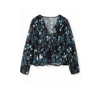 Desigual - Blusa Tessuta Manica Lunga - - Blouses & Shirts - Donna - Multicolore - S