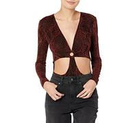 Desigual Body Blouse da Donna, Colore: Rosso, L