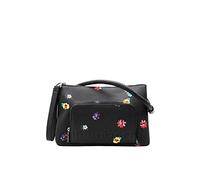 Desigual, BOLS-FRESIA DORTMUND 2000 BLACK Donna, Nero, Taglia unica
