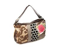 Desigual Bols_Medio Patch Big Rose 28X5043, Borsa a Tracolla Donna, 41x26x10 cm (L x A x P)