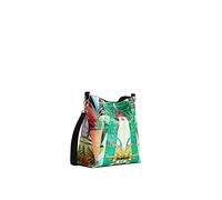 Desigual Bols_Virtual Pink Butano, Tracolla Donna, Verde, Einheitsgröße