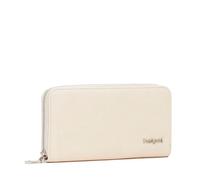 Desigual Mone_Dejavu Fiona Ecru, Portafoglio Bi-Fold Donna, Bianco, 0