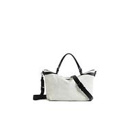 Desigual Borsa a mano BAG_LOGORAMA LIBIA 1008 Beige Crude Donna 46 cm Bianco Taglia unica