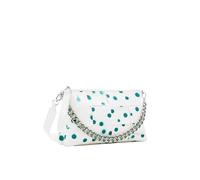 Desigual Borsa a mano ampia, comoda e pratica dal design intrecciato, con trama tela e texture e stampa drop. Dispone di un ampio scomparto principale chiuso con zip e diverse tasche interne. Presenta
