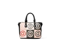 Desigual BORSA A Mano Con LOGHI Donna - Rose Multi, Beige (Beige), 15.3x23.3x33.8 cm (B x H x T)